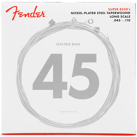 Fender 8250M Bass Strings Nickel Plated Steel Taperwound Long Scales 045-110