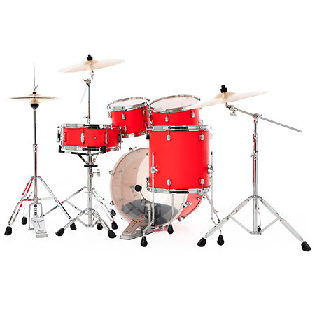 Decade Maple Fusion 20" Matte Racing Red + HWP-834 Pearl
