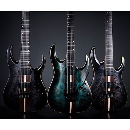 RGT1220PBK-COL Cosmic Blue Low Gloss + Housse Ibanez