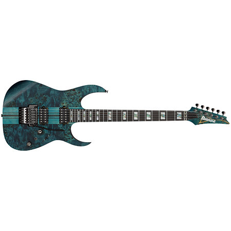 RGT1220PBK-COL Cosmic Blue Low Gloss + Housse Ibanez