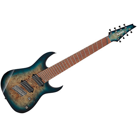 Ibanez RGMS8PB-CBS Cosmic Blue Starburst