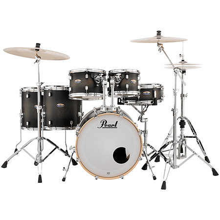 Pearl Decade Maple Rock 22" 6 fûts Satin Black Burst + HWP-830
