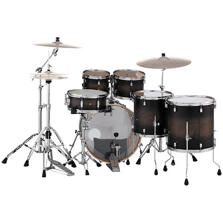 Decade Maple Rock 22" 6 fûts Satin Black Burst + HWP-830 Pearl