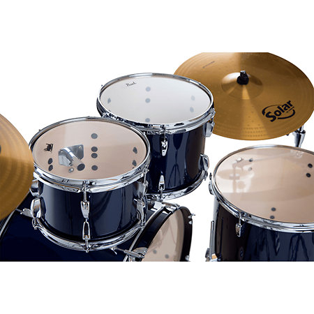 Roadshow Rock 22" Royal Blue Metallic + 3 cymbales Sabian Solar Pearl