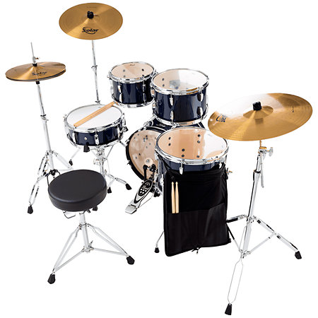 Pearl Roadshow 18" Royal Blue Metallic + 3 cymbales Sabian Solar