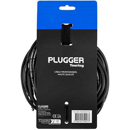 Câble Jack femelle stéréo - Jack mâle stéréo 6m Touring Plugger