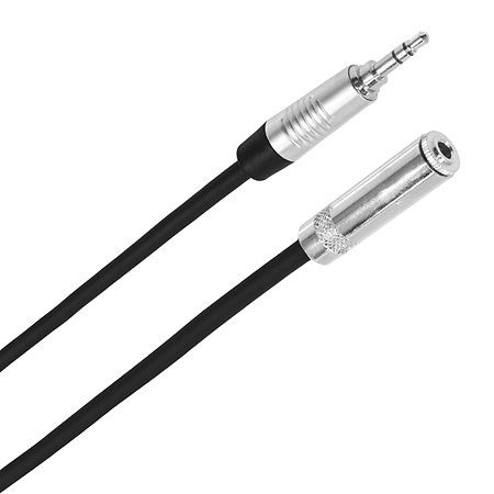 Câble mini Jack femelle stéréo - mini Jack mâle stéréo 6m Touring Plugger