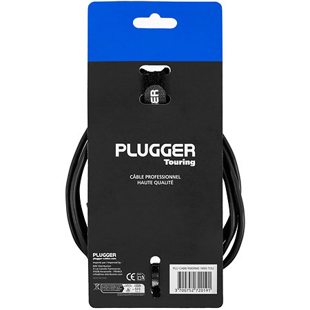 Câble bretelle RCA mâle - RCA mâle 1,50m Touring Plugger