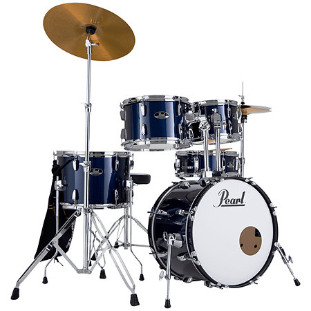 Roadshow 18" Royal Blue Metallic + 2 cymbales Sabian Solar Pearl