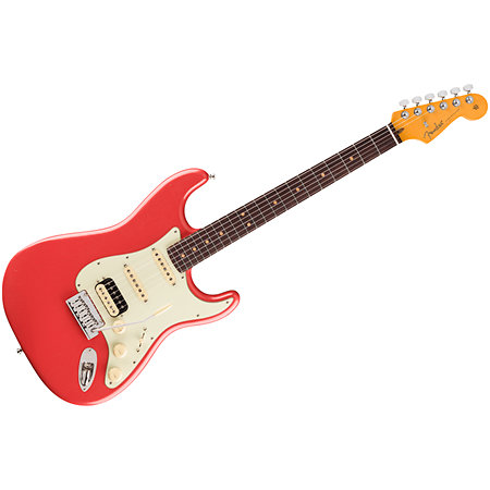 American Ultra Luxe '60s Stratocaster HSS RW Fiesta Red + Etui Fender