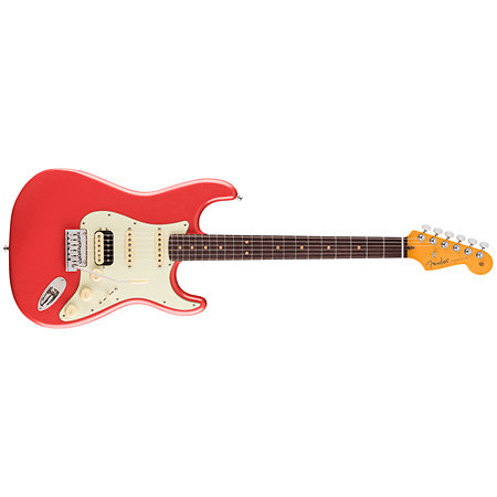 American Ultra Luxe '60s Stratocaster HSS RW Fiesta Red + Etui Fender