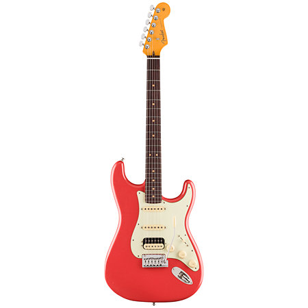 American Ultra Luxe '60s Stratocaster HSS RW Fiesta Red + Etui Fender