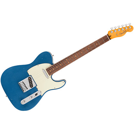 Fender American Ultra Luxe '60s Telecaster Custom SS RW Lake Placid Blue + Etui
