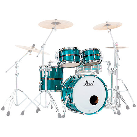 Pearl Masters Maple Pure 20" Aqua Turquoise Stripe