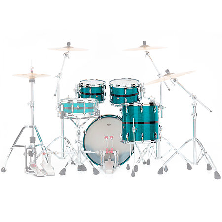 Masters Maple Pure 20" Aqua Turquoise Stripe Pearl
