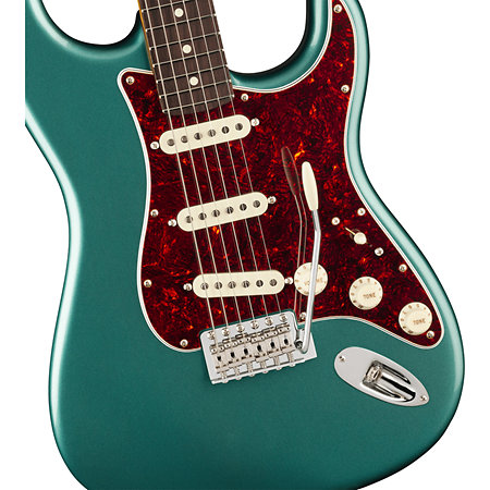 American Professional Classic Stratocaster RW Faded Sherwood Green Metallic + Housse Fender