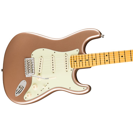 American Professional Classic Stratocaster MN Faded Firemist Gold + Housse Fender