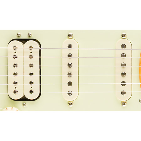 American Professional Classic Stratocaster HSS MN Faded Lake Placid Blue + Housse Fender