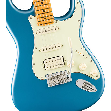 American Professional Classic Stratocaster HSS MN Faded Lake Placid Blue + Housse Fender
