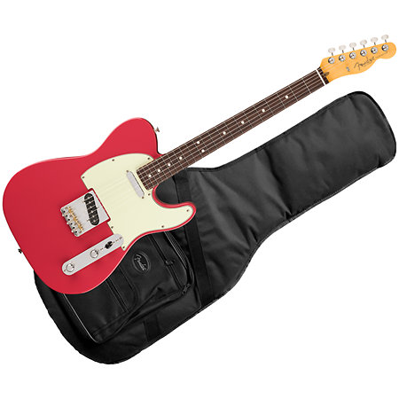 Fender American Professional Classic Telecaster SS RW Faded Dakota Red + Housse
