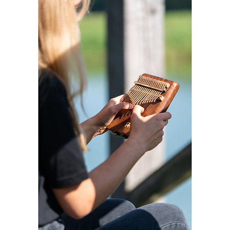 PKA17AW Kalimba Electro Acoustique 17 Notes - American Walnut Meinl