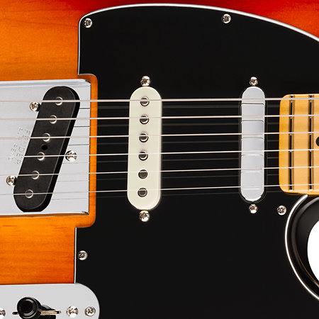 American Professional Classic HotShot Telecaster SSS MN 3-Color Sunburst + Housse Fender