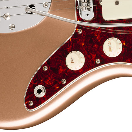 American Professional Classic Jazzmaster SS RW Faded Firemist Gold + Housse Fender