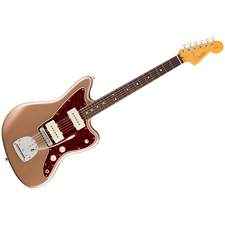 American Professional Classic Jazzmaster SS RW Faded Firemist Gold + Housse Fender