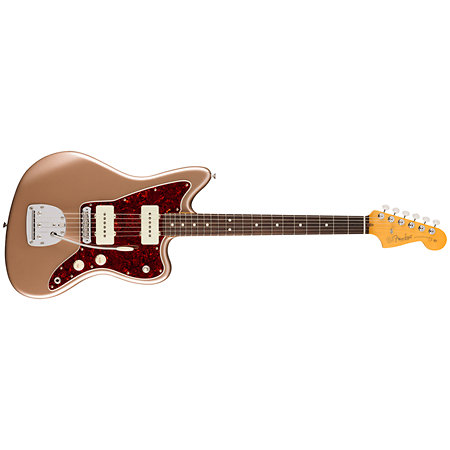 American Professional Classic Jazzmaster SS RW Faded Firemist Gold + Housse Fender