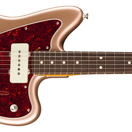 American Professional Classic Jazzmaster SS RW Faded Firemist Gold + Housse Fender