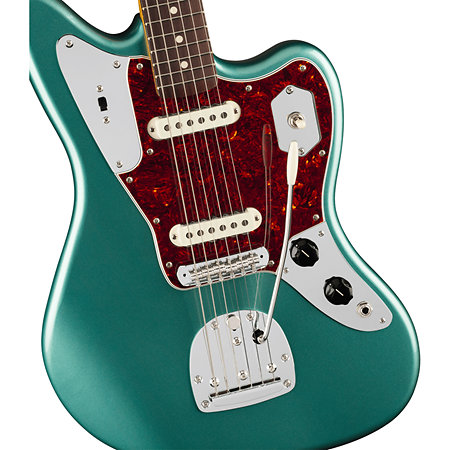 Fender American Professional Classic Jaguar SS RW Faded Sherwood Green Metallic + Housse