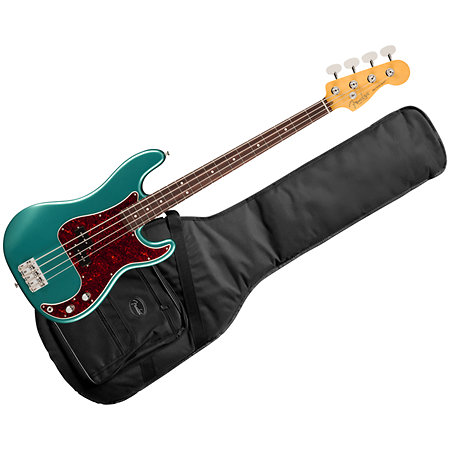Fender American Professional Classic Precision Bass Split Single RW Faded Sherwood Green Metallic + Housse