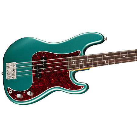 American Professional Classic Precision Bass Split Single RW Faded Sherwood Green Metallic + Housse Fender