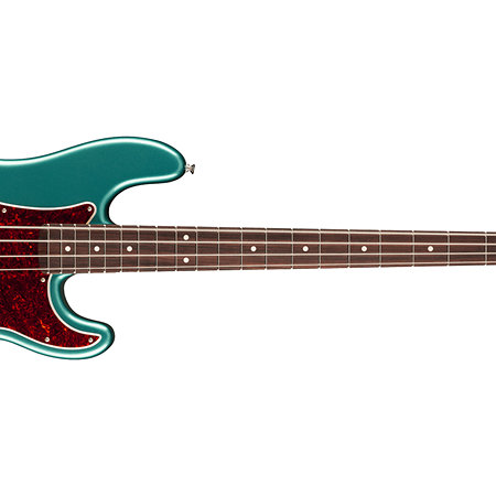 American Professional Classic Precision Bass Split Single RW Faded Sherwood Green Metallic + Housse Fender