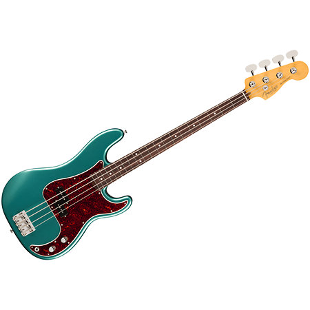American Professional Classic Precision Bass Split Single RW Faded Sherwood Green Metallic + Housse Fender