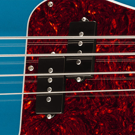 American Professional Classic Precision Bass Split Single MN Faded Lake Placid Blue + Housse Fender