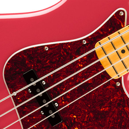 American Professional Classic Jazz Bass SS MN Faded Dakota Red + Housse Fender