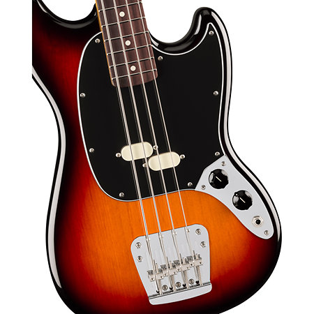 Fender American Professional Classic Mustang Bass Split Single RW 3-Color Sunburst + Housse