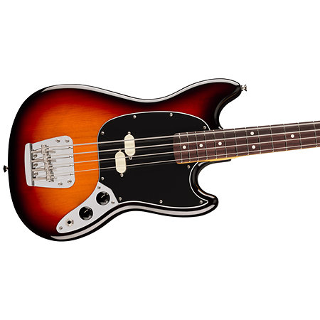 American Professional Classic Mustang Bass Split Single RW 3-Color Sunburst + Housse Fender