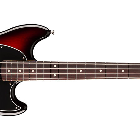 American Professional Classic Mustang Bass Split Single RW 3-Color Sunburst + Housse Fender