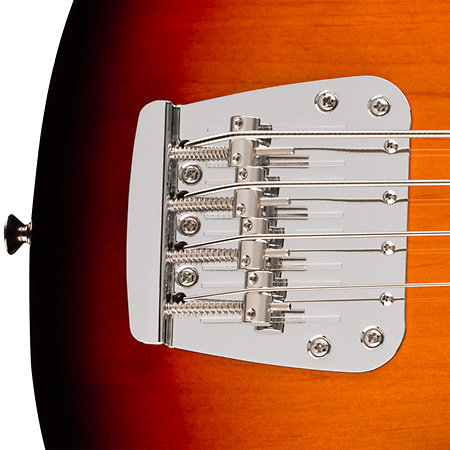 American Professional Classic Mustang Bass Split Single RW 3-Color Sunburst + Housse Fender