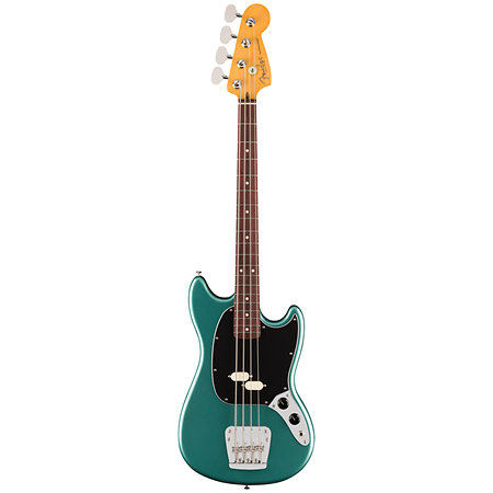 American Professional Classic Mustang Bass Split Single RW Faded Sherwood Green Metallic + Housse Fender