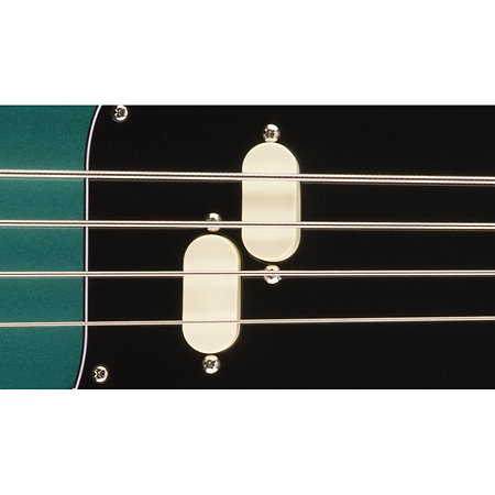 American Professional Classic Mustang Bass Split Single RW Faded Sherwood Green Metallic + Housse Fender
