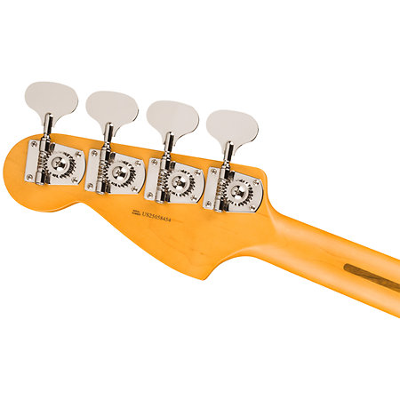 American Professional Classic Mustang Bass Split Single MN Faded Dakota Red + Housse Fender