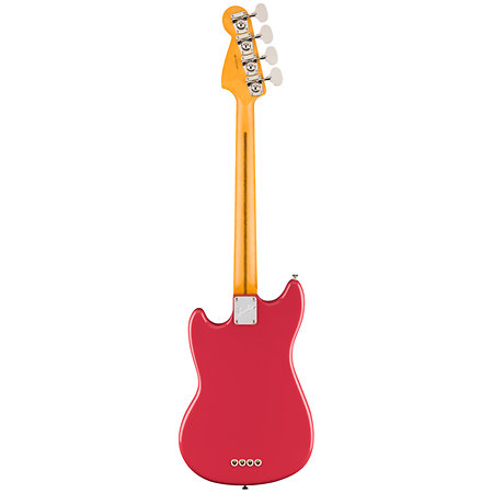 American Professional Classic Mustang Bass Split Single MN Faded Dakota Red + Housse Fender