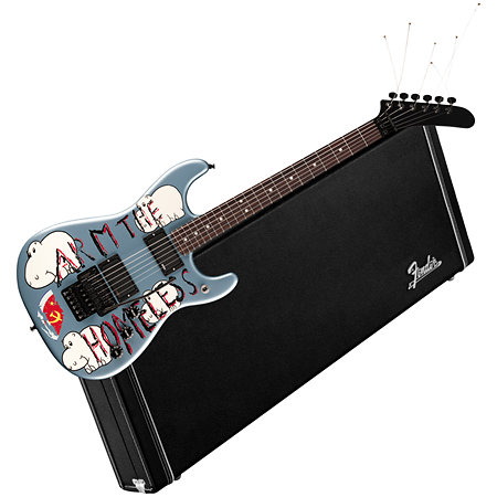 Fender Tom Morello Arm The Homeless Stratocaster HH RW Blue Ice Metallic + Etui