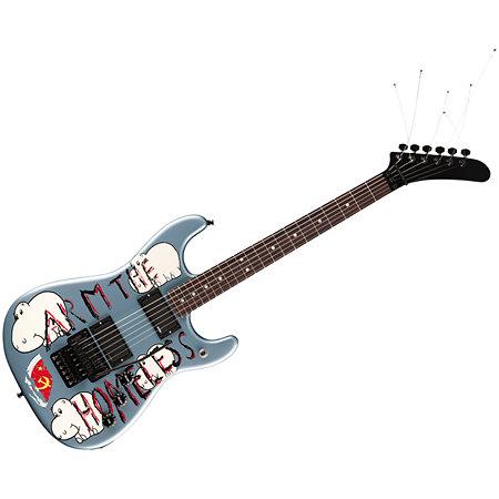 Tom Morello Arm The Homeless Stratocaster HH RW Blue Ice Metallic + Etui Fender
