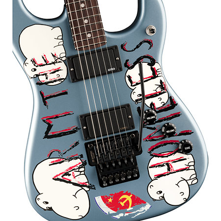 Tom Morello Arm The Homeless Stratocaster HH RW Blue Ice Metallic + Etui Fender