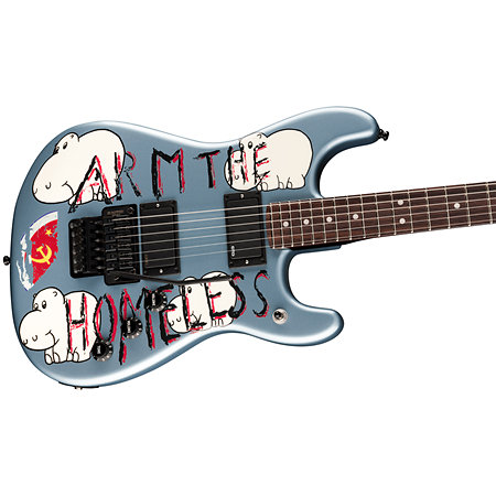 Tom Morello Arm The Homeless Stratocaster HH RW Blue Ice Metallic + Etui Fender