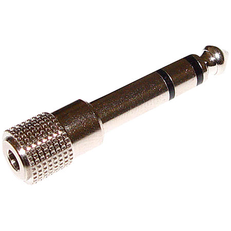 KA-2 Adaptateur Jack 3,5 mm - 6,35 mm Nickel Zomo